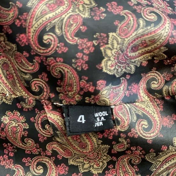 Vintage 100% Wool Jacket JR RICHARDS INTERNATIONAL Size 4 **Made in‎ the USA** - Picture 8 of 11